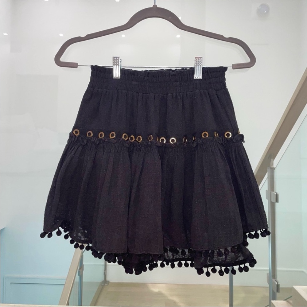 Misa Los Angeles Black Mini Skirt